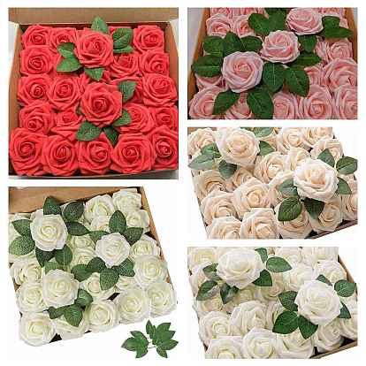 Искусственная роза из ткани, для свадебного прохода центральные столовые конфетти вечерние сувениры украшения дома