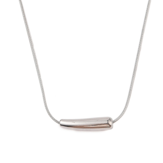 304 ожерелья с круглыми цепочками и конусами из нержавеющей стали