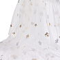 Organza Fabrics, DIY Dress Accessories, Snowflake Pattern