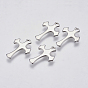 201 миниатюрные подвески-крестики из нержавеющей стали