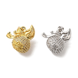 Латунные микро проложить кубического циркония подвески, долговечный, без кадмия и без свинца