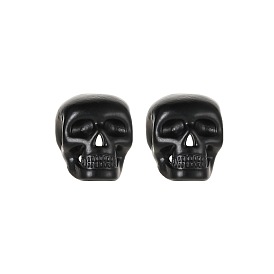 Personality Ghost Head Earrings Gothic Retro Skull Head Earrings Retro Men's and Women's Earrings Halloween Ornaments