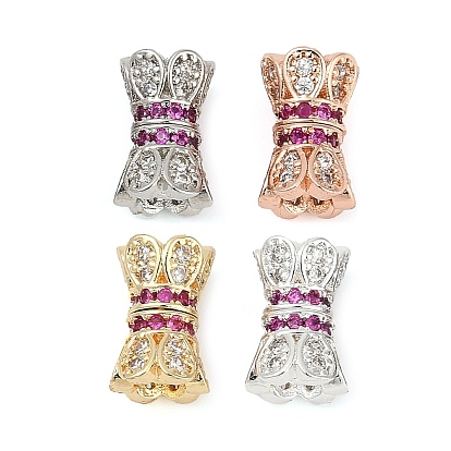 Винтовые застежки из латуни с микропаве из кубического циркония, долговечный, стойки покрытие