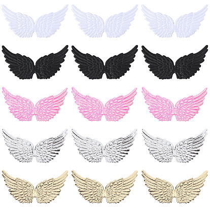 20шт. 5цвета тканевые ангельские крылья, материалы для изготовления одежды своими руками