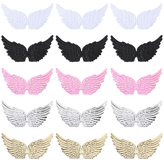 20шт. 5цвета тканевые ангельские крылья, материалы для изготовления одежды своими руками