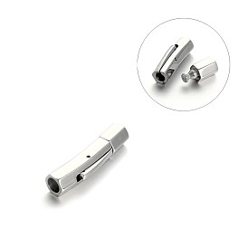 Столбец 304 из нержавеющей стали штык застежки, 28x6 мм, отверстие : 4 мм