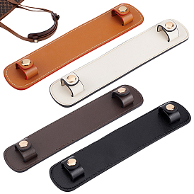 4 наборы 4 цвета искусственная кожа ручки сумки обмотки, колодки для снятия давления, для аксессуаров для замены сумок, овальные