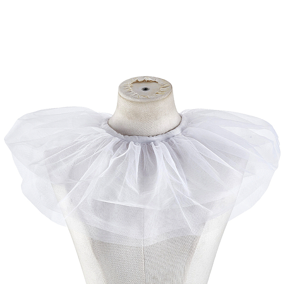 Съемные накладные воротники из полиэстеровой марли, отделка декольте, аксессуары для одежды diy