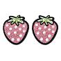 Computerized Embroidery Cloth Iron on/Sew on Patches, Costume Accessories, Appliques, Strawberry