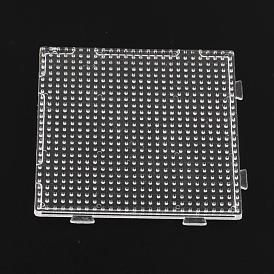 Pegboards cuadrados para mini cuentas fusibles 3x2.5mm, 75x75x2.5 mm