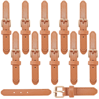 10 Conjunto de botones metálicos de aleación de imitación de cuero para la confección de bolsos.