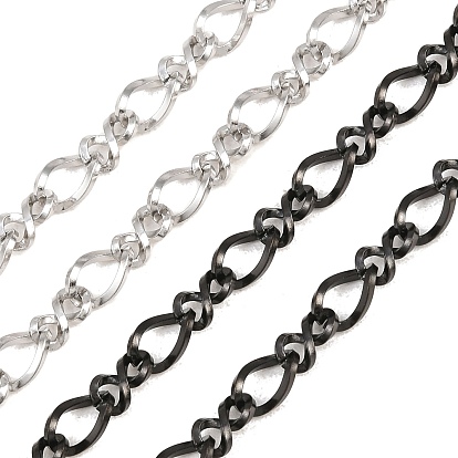 304 витые звеньевые цепи из нержавеющей стали, с катушкой, несварные, ионное покрытие (ip)