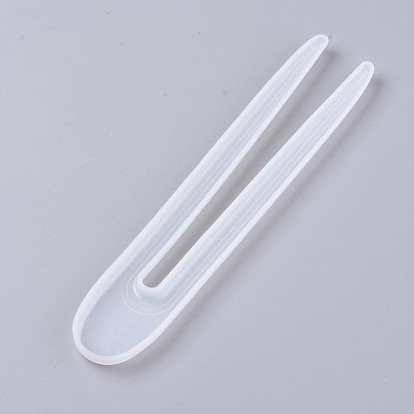 DIY Silikon Haarnadel Formen, Gießformen aus Harz, für UV-Harz, Epoxidharz Schmuckherstellung, Haarspangenformen