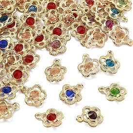 60 шт. подвески из экологически чистого железа со стразами, , без кадмия, без никеля и без свинца, золотой свет