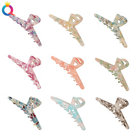 Cross-Clawed Vinegar Hair Clip for Face Washing and Styling - 11.5cm Shark Jaw Design