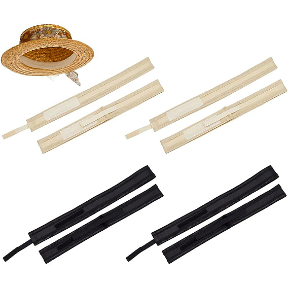 8 шт. 2 цвета полиэстер и хлопок регулируемая повязка на голову, аксессуары для шляп