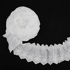 5 ярдов плиссированной хлопчатобумажной ленты, аксессуары для одежды