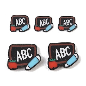 Ручной полимерной глины кабошонов, Доска со словом abc