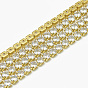 Brass Cubic Zirconia Chains, Cubic Zirconia Cup Chain, Lead Free & Nickel Free