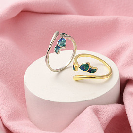 Латунные открытые манжеты для женщин, лист