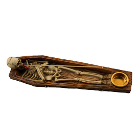 Resin Incense Burners, Skeleton Incense Holders, Home Office Teahouse Zen Buddhist Supplies