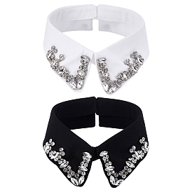 2 шт. 2 стили полиэстеровая съемная блузка с накладным воротником