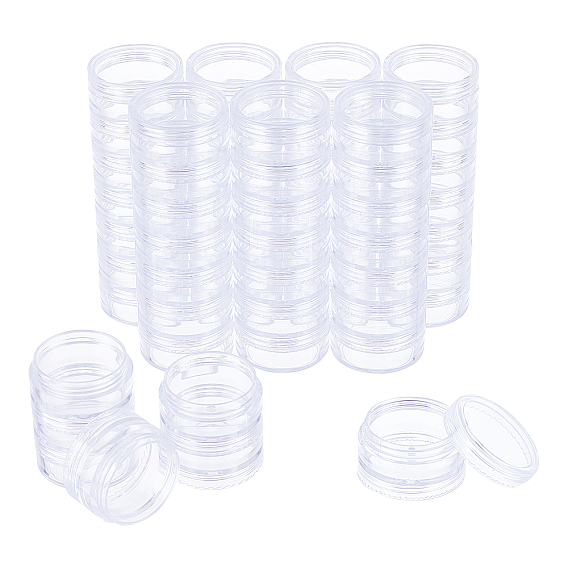 Пластиковая многоразовая банка для сливок, с алюминиевой винтовой крышкой и внутренней крышкой, пустые переносные косметические контейнеры, колонка