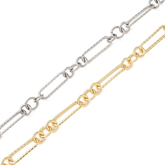 Цепи с овальными звеньями из сплава, несварные