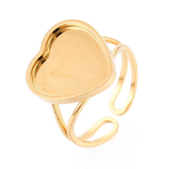 304 компоненты манжетного кольца из нержавеющей стали, установка кольца в форме сердца, ионное покрытие (ip)