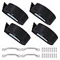 Elastic Adjustable Luggage Straps, with 316 Surgical Stainless Steel Drawer Knobs, and 304 Stainless Steel Screws