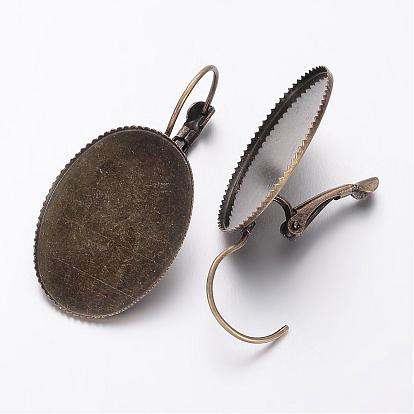 Brass Leverback Earring Findings, French Style Ear Wire