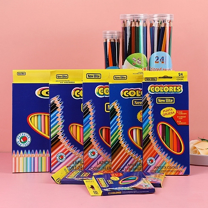 Crayons de couleur en bois pour adultes et enfants, crayons à dessin, pour le croquis, les arts, livres à colorier