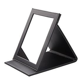 Miroirs en cuir PU, rectangle