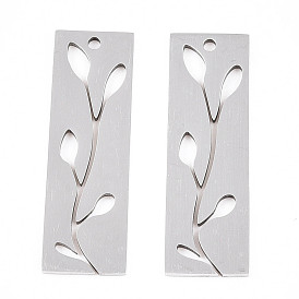 201 подвески из нержавеющей стали, Прямоугольник с листа