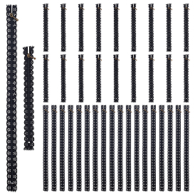2 шт. 2 стили одежды аксессуары, нейлоновая кружевная молния, Компоненты застежки-молнии