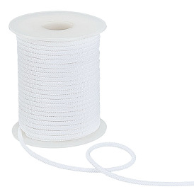 20м круглый шнур в нейлоновой оплетке, шнур с китайским узлом, с катушкой