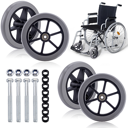 Переднее колесо Hepe с железным подшипником, аксессуары для инвалидных колясок