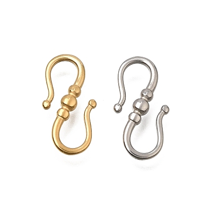 304 Stainless Steel S-Hook Clasps, Double Snap Hook