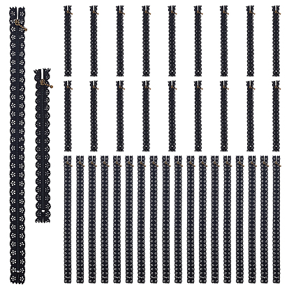 2 шт. 2 стили одежды аксессуары, нейлоновая кружевная молния, Компоненты застежки-молнии
