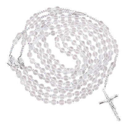 Стеклянные бусины свадебные четки лассо веревка для свадьбы, партийные украшения, крестик