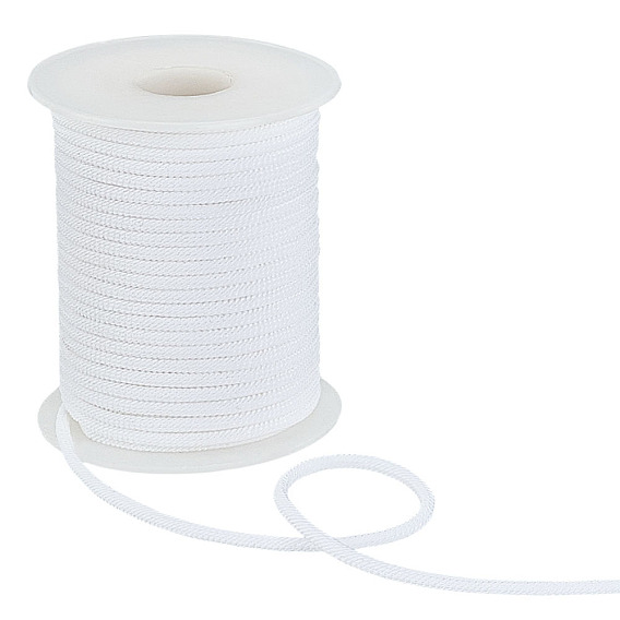 20м круглый шнур в нейлоновой оплетке, шнур с китайским узлом, с катушкой