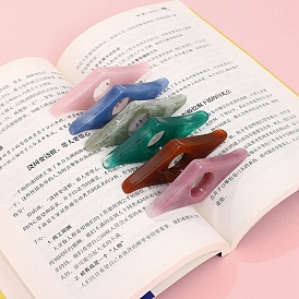 Resin Thumb Bookmark, Thumb Book Page Holder, Imitation Jade Thumb Reading Ring, for Keeping Book Open, Book Lovers Gifts