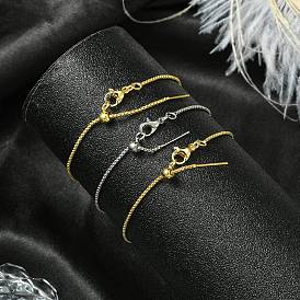 Латунные браслеты-цепочки для женщин, без кадмия и без свинца