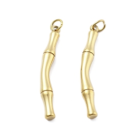 304 подвески из нержавеющей стали, ионное покрытие (ip), бамбук, с целью перехода в кольце