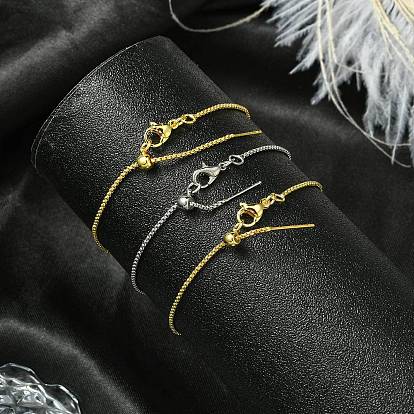 Латунные браслеты-цепочки для женщин, без кадмия и без свинца