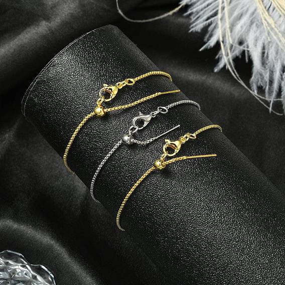 Латунные браслеты-цепочки для женщин, без кадмия и без свинца