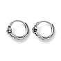 304 серьги-кольца с черепом из нержавеющей стали для мужчин и женщин