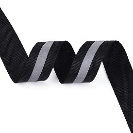 Полиэфирная полосатая лента, светоотражающая полоса, для изготовления одежды