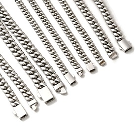 304 Stainless Steel Curb Necklaces