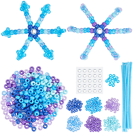 Набор для изготовления своими руками, включая акриловую наклейку со стразами, плюшевые палочки своими руками, пластиковые шарики, баррель